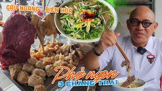 Có 1 Quán Phở ngay Vòng Xoay Cầu Hang Biên Hòa sáng sớm nào cũng đông nghẹt khách vì 3 chàng chủ?