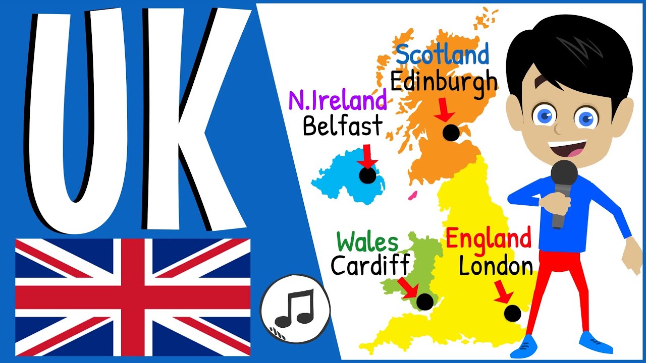 UK  United Kingdom  United Kingdom Song  A Geography Song About the UK and its Capitals