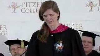 Samantha Power, Commencement Speaker 2008, Part 3 of 3