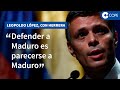 Leopoldo López: “Venezuela es un estado represor”