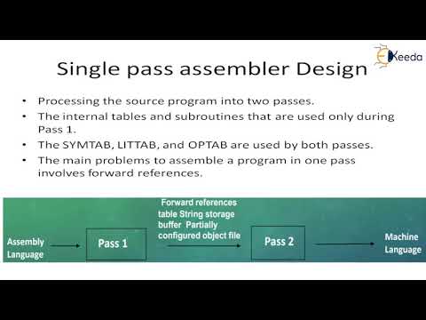 Single pass assembler design