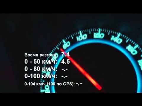 Chevrolet Orlando 1.8, разгон 0-100 за 12.5 по спидометру