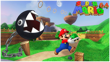 ⭐Behind Chain Chomps Gate - SUPER MARIO 64  [4K 60 FPS] GAMEPLAY  No Commentary [N64]