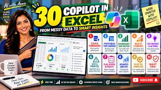 Still Doing Excel the Hard Way 30 Copilot Tips from Messy Data to Smart Insights.Prompts to Try 👇