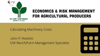 Calculating Machinery Costs