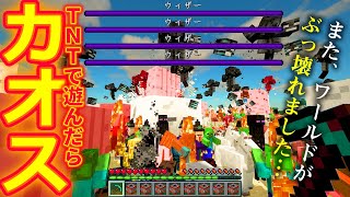 マイクラ ┃全MOBが出るTNTがカオス過ぎ！SuperTNTMod #158【ぽこなかくら 2020】