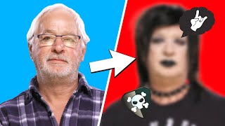 Emo Kid Gives His Dad A Makeover - EXTREME TRANSFORMATION