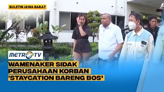 Wamenaker Sidak Perusahaan Korban 'Staycation Bareng Bos'