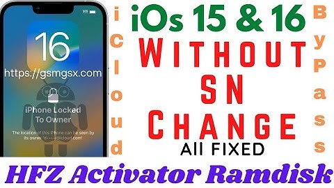 iCloud Bypass Latest iOS15-16 iPhones & iPADs Without SN Change #HFZActivator #ZestileaRAM #Checkm8