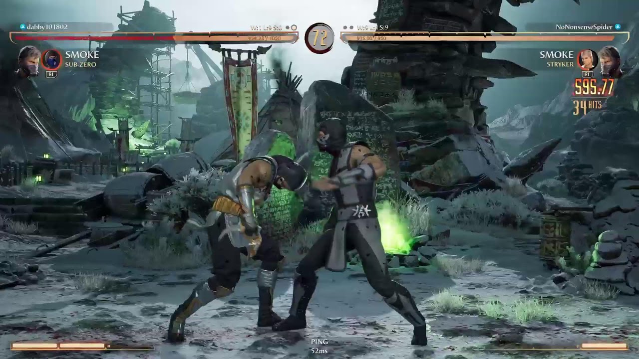 Worst Smoke Player In MK1 Tries Stryker - Chill Stream