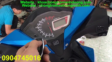 Winner 150 lên khóa Smartkey V2 thông minh , mở yên bằng điện .AirBlade 2018 nâng cấp bộ chống cướp