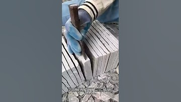 The Ancient Craft of Splitting Slate Rock