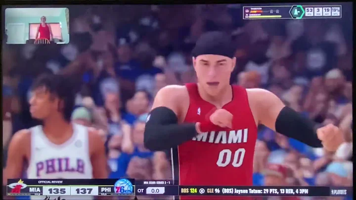 PLAYOFFS RD2 GAME 4 OVERTIME LAST SECOND SHOT HAD TO BE REVIEWED DID A-TRAIN GET IT OFF IN TIME???