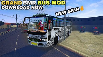 Grand BMR Bus Mod in Bus Simulator Indonesia - Bussid Bus Mod - Bussid Car Mod - BUSSID