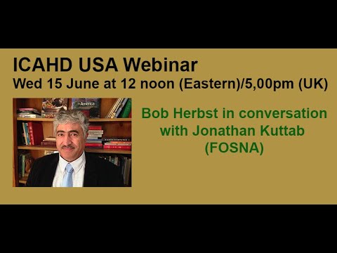 ICAHD USA Webinar - Bob Herbst in Conversation with Jonathan Kuttab (FOSNA) - 15 June 2022