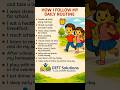 Good habits make a bright future DTFT Solutions – A Unit of DTFT Academy#DailyRoutine#dtftsolutions