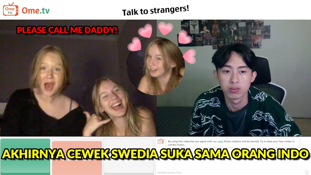 CEWEK INI NYAMAN NGOBROL SAMA ORANG INDO DAN AKHIRNYA....!!! OME TV INTERNASIONAL