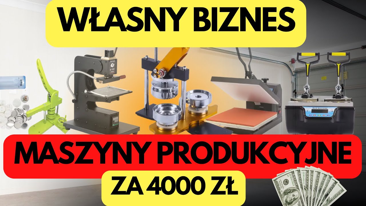 8 MASZYN, KTÓRE MOŻESZ KUPIĆ BY ROZPOCZĄĆ BIZNES PRODUKCYJNY W DOMU / GARAŻU