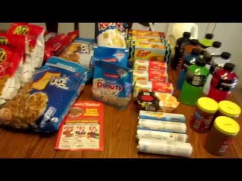 COUPON GROCERY HAUL back to school