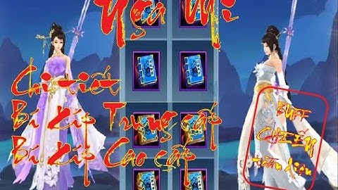 [ VLTK Mobile ] Nga mi : thông số & đặc tính bí kíp Trung & Cao , buff chiến toàn diện