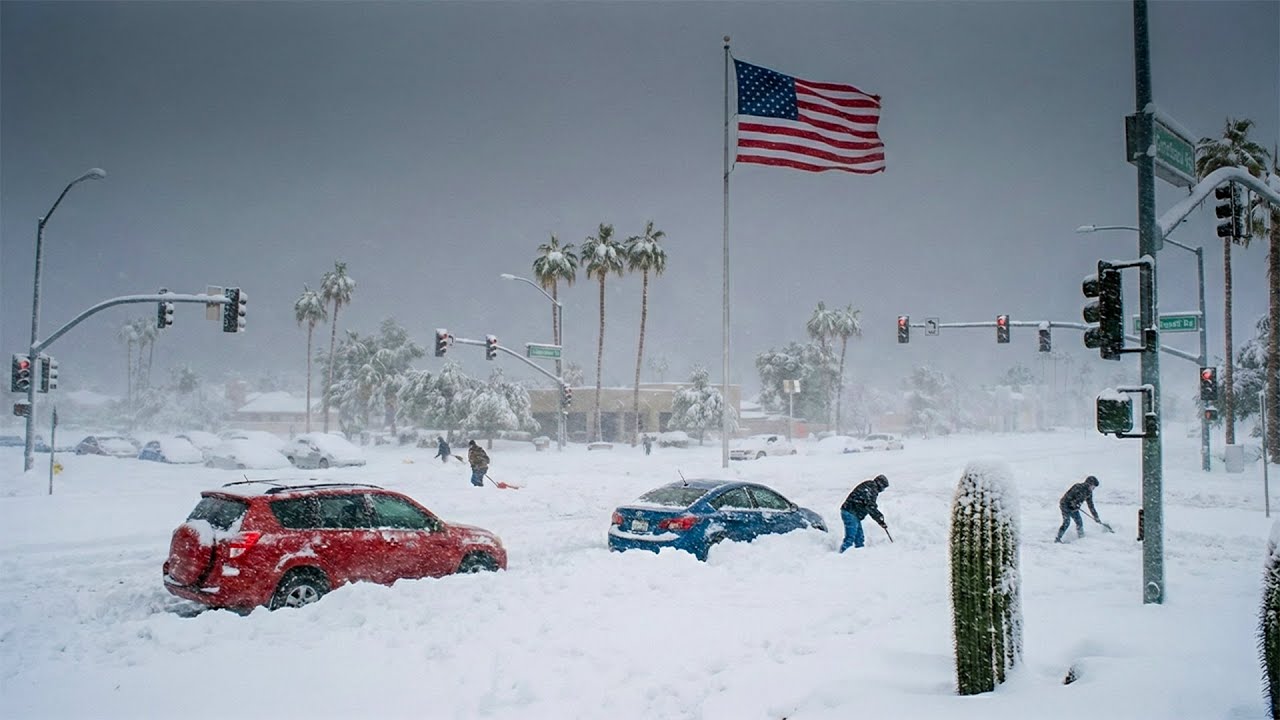 Arizona Winter Storm Brings Widespread Snow to Flagstaff and Mountain ...