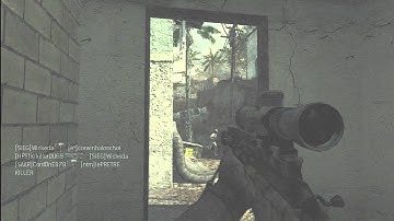 MW3 - A nice we killstreak with MSR