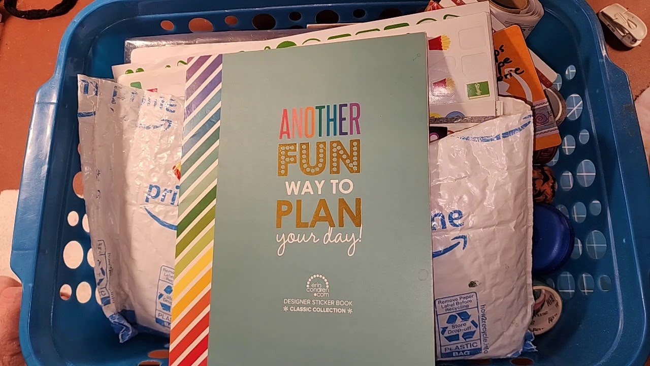 My Current Tape Stickers Stamps Envelopes tools and other