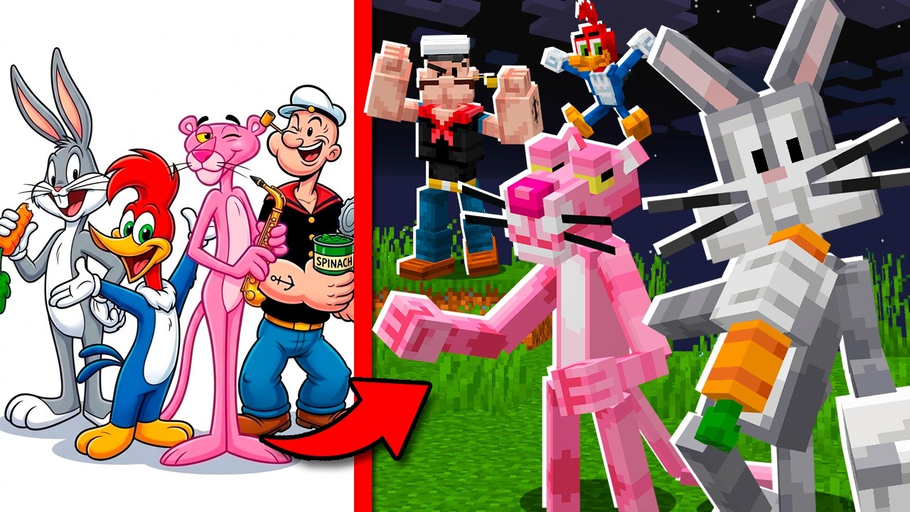 Hice el MOD de la TOON FORCE en Minecraft