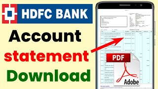 hdfc account statement download online | how to download hdfc bank account statement PDF 2023 screenshot 5