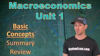 Macroeconomics Unit 1 COMPLETE Summary - Basic Economic Concepts