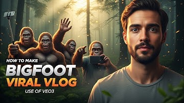 VEO3 : How To Create Viral Bigfoot/Yeti Cinematic Vlogs with Original VOICE || Full tutorial Urdu