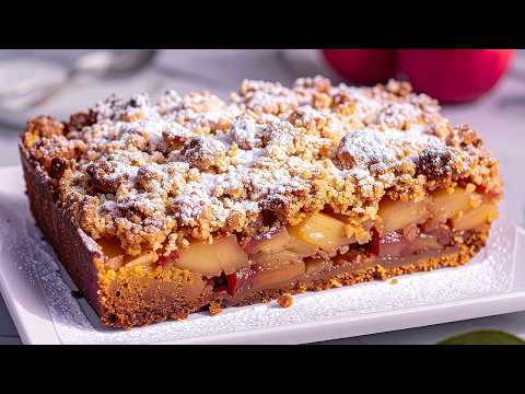 Ein italienische Apfelkuchen, der in Ihrem Mund schmilzt! Jeder sucht nach diesem Rezept!