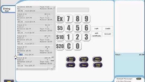 FireFly POS Table Service Server Close