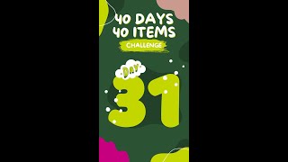 Day 31 - 40 Days 40 Items Challenge #declutteringtips #declutteringchallenge #declutteryourlife by The Declutter Hub 104 views 1 month ago 1 minute, 30 seconds