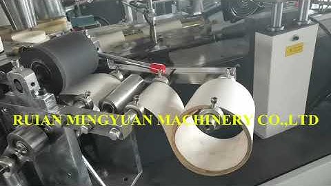 Ultrasonic heater paper cup machine ocm12 with counting system  test 12 oz for Saudi client