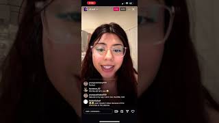 Onlyfans model OF.Meli instagram live