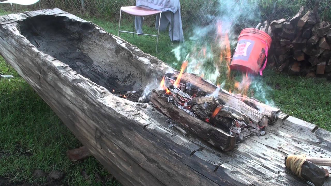 angel mounds - native american days - dugout canoe - youtube