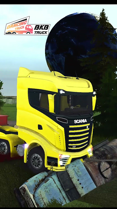 JCB DANCING TRUCK CARRYING EXCAVATOR AND TREE HOUSE #mudrunner #brainrot #anomali #truck #automobile