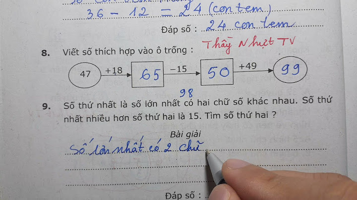 Giải 36 đề ôn luyện toán lớp 2 năm 2024