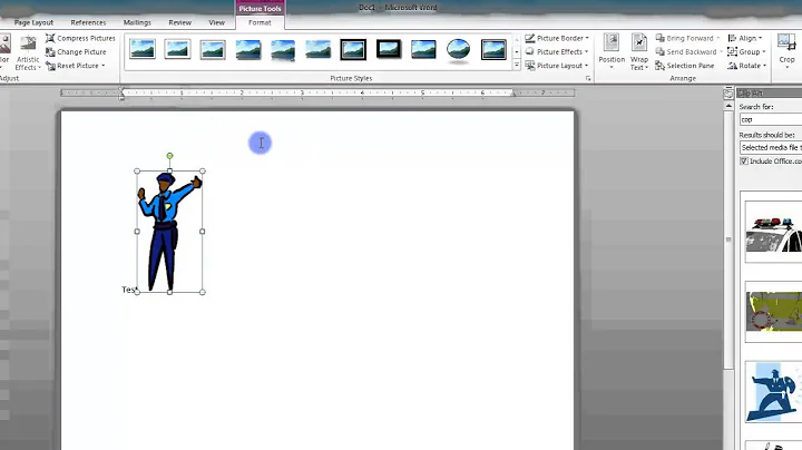 13.1 Inserting Clipart - MS Word (Urdu) - MS Office 2010 Tutorials
