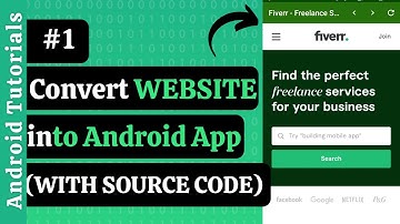 How to Convert Website into Android App: Creating Project and Setup WebView | Android Tutorials | #1