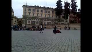 Майкл Джексон. Рим. Италия. Народная площадь. Michael Jackson. Roma. Italia