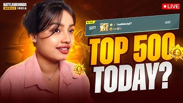 🔴DAY 9 TOP 500 CONQUEROR RANK PUSH | BGMI LIVE WITH FACEME