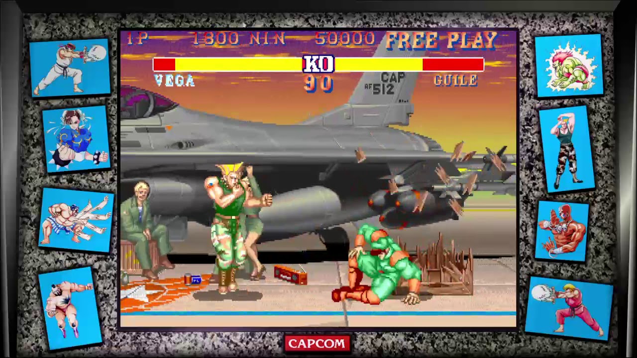 Streeet Fighter II Champion Edition & SFII TURBO Hyper Fighting Gameplay.