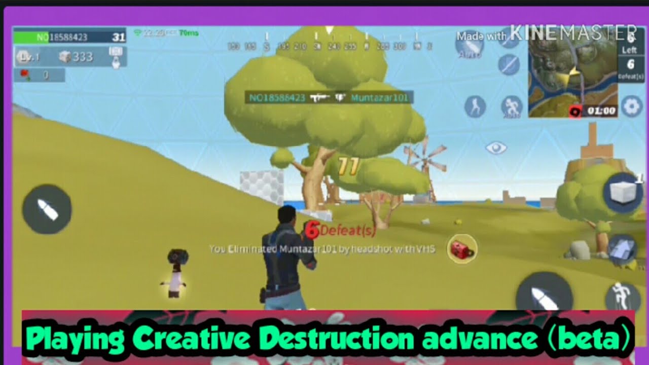 Playing Creative destruction advance ( beta ) YouTube
