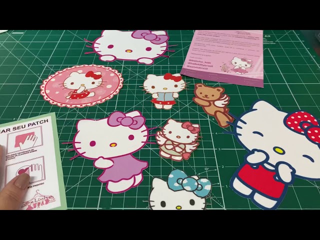 Hello Kitty Personagens - Patche Bordado com Termocolante