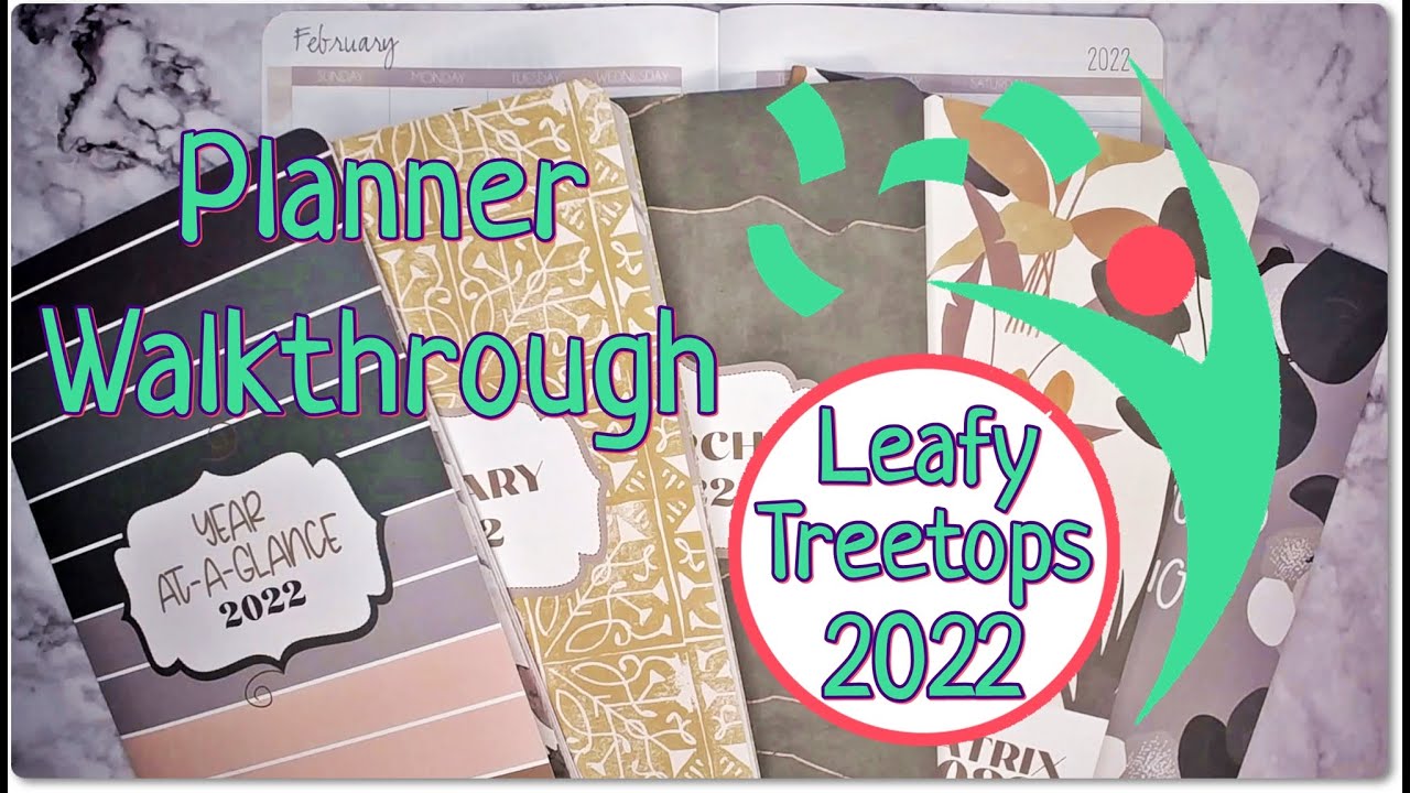 Leafy Treetops Planner Walkthrough 2022 Monthly TNs and Supplemental ...