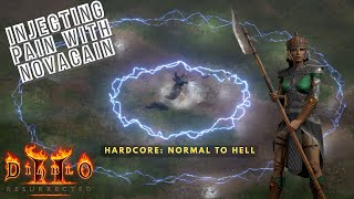 Hardcore Sorc Goes ⚡FULL NOVA⚡| D2R Hardcore  1 to Hell Net Worth