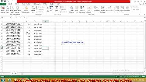 How to Split Single Column Data into Multiple Columns in Excel Sheet