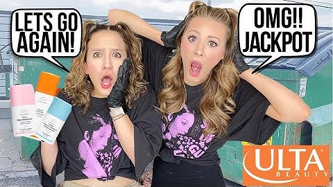 WE WENT DUMPSTER DIVING AT ULTA BEAUTY 💄😱🗑 (MUST SEE)